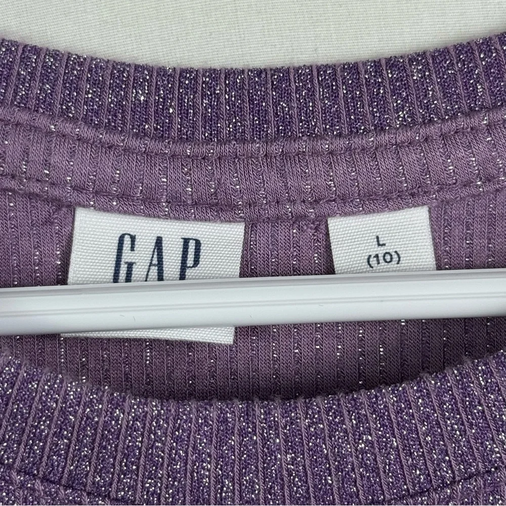 GAP Multicolored Fitted Long Sleeve Sweatshirt Girls Size L